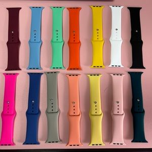 14 Colored Apple Watch Bands